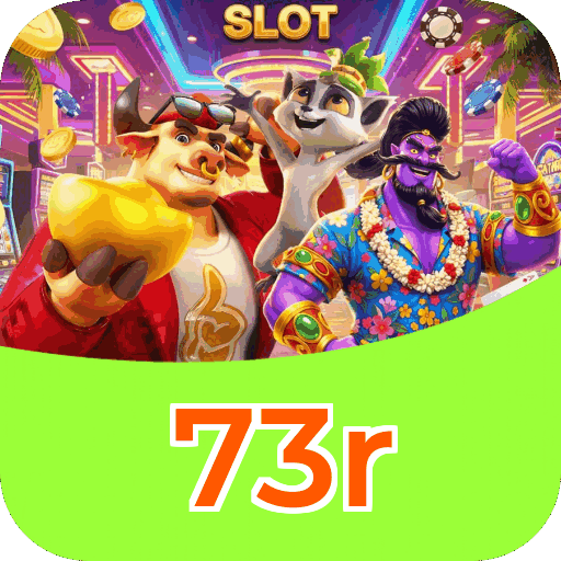 Interface do aplicativo 73r mostrando jogos disponíveis no iOS e Android